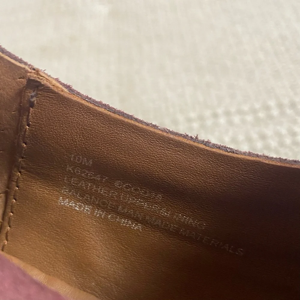 KORK EASE Bailey Leather Loafers in Cranberry Womens size 10